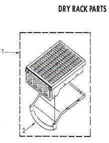 Dry Rack Parts parts for Kenmore Dryer 110.97293100 (11097293100, 110 97293100) from AppliancePartsPros.com