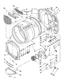 Bulkhead Parts parts for Kenmore Dryer 110.97511701 (11097511701, 110 97511701) from AppliancePartsPros.com