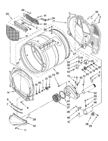 Bulkhead Parts parts for Kenmore Dryer 110.97511702 (11097511702, 110 97511702) from AppliancePartsPros.com