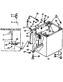Cabinet Parts parts for Kenmore Washer 110.73985110 (11073985110, 110 73985110) from AppliancePartsPros.com