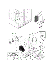 System parts for Kenmore Refrigerator 253.56279404 (25356279404, 253 56279404) from AppliancePartsPros.com