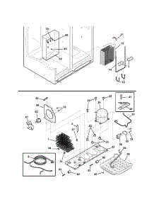 System parts for Kenmore Refrigerator 253.56279405 (25356279405, 253 56279405) from AppliancePartsPros.com