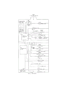 Wiring Schematic parts for Kenmore Refrigerator 253.56282404 (25356282404, 253 56282404) from AppliancePartsPros.com
