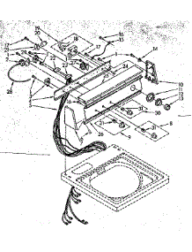 Control Panel Parts parts for Kenmore Washer 110.82791600 (11082791600, 110 82791600) from AppliancePartsPros.com