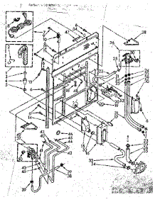 Rear Panel Parts parts for Kenmore Washer 110.82791700 (11082791700, 110 82791700) from AppliancePartsPros.com