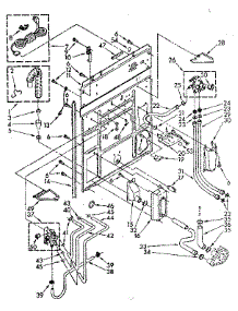 Rear Panel Parts parts for Kenmore Washer 110.82791810 (11082791810, 110 82791810) from AppliancePartsPros.com