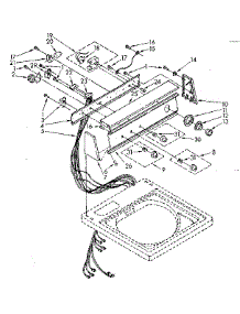 Control Panel Parts parts for Kenmore Washer 110.82791820 (11082791820, 110 82791820) from AppliancePartsPros.com