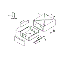 Pedestal Parts (Not Included) parts for Kenmore Dryer 110.82824102 (11082824102, 110 82824102) from AppliancePartsPros.com