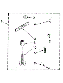 Miscellaneous parts for Kenmore Washer 110.82870120 (11082870120, 110 82870120) from AppliancePartsPros.com