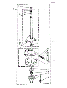 Brake And Drive Tube Parts parts for Kenmore Washer 110.82870300 (11082870300, 110 82870300) from AppliancePartsPros.com