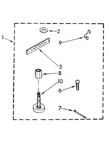 Miscellaneous parts for Kenmore Washer 110.82870310 (11082870310, 110 82870310) from AppliancePartsPros.com
