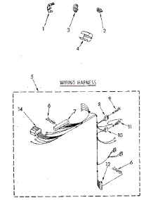 Wiring Harness parts for Kenmore Washer 110.82870720 (11082870720, 110 82870720) from AppliancePartsPros.com