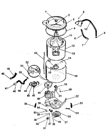 Washer-Tubs, Hoses, Motor parts for Kenmore Washer Dryer Combo 417.99464100 (41799464100, 417 99464100) from AppliancePartsPros.com