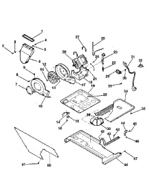 Dryer-Motor, Blower, Belt parts for Kenmore Washer Dryer Combo 417.99464810 (41799464810, 417 99464810) from AppliancePartsPros.com