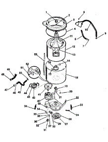 Washer-Tubs, Hoses, Motor parts for Kenmore Washer Dryer Combo 417.99464810 (41799464810, 417 99464810) from AppliancePartsPros.com