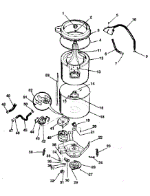 Washer-Tubs, Hoses, Motor parts for Kenmore Washer Dryer Combo 417.99465110 (41799465110, 417 99465110) from AppliancePartsPros.com