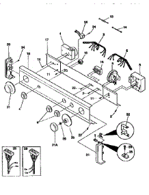 Control Panel parts for Kenmore Washer Dryer Combo 417.99570110 (41799570110, 417 99570110) from AppliancePartsPros.com