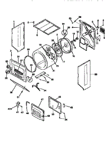 Drum parts for Kenmore Washer Dryer Combo 417.99570120 (41799570120, 417 99570120) from AppliancePartsPros.com