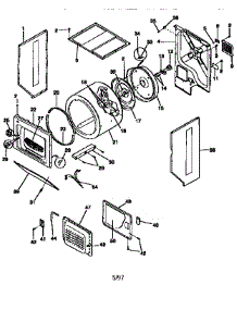 Drum parts for Kenmore Washer Dryer Combo 417.99570130 (41799570130, 417 99570130) from AppliancePartsPros.com