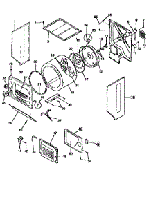 Drum parts for Kenmore Washer Dryer Combo 417.99570800 (41799570800, 417 99570800) from AppliancePartsPros.com