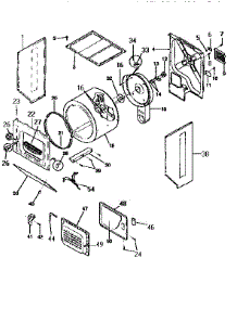 Drum Assembly parts for Kenmore Washer Dryer Combo 417.99576100 (41799576100, 417 99576100) from AppliancePartsPros.com