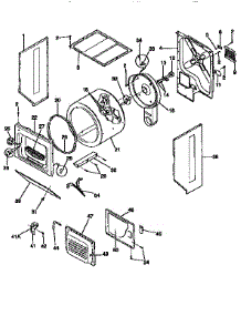 Drum parts for Kenmore Washer Dryer Combo 417.99576810 (41799576810, 417 99576810) from AppliancePartsPros.com