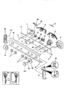 Control Panel parts for Kenmore Washer Dryer Combo 417.99680210 (41799680210, 417 99680210) from AppliancePartsPros.com