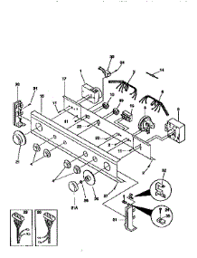 Control Panel parts for Kenmore Washer Dryer Combo 417.99680410 (41799680410, 417 99680410) from AppliancePartsPros.com