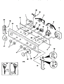 Control Panel parts for Kenmore Washer Dryer Combo 417.99686210 (41799686210, 417 99686210) from AppliancePartsPros.com