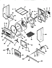 Drum parts for Kenmore Washer Dryer Combo 417.99686210 (41799686210, 417 99686210) from AppliancePartsPros.com