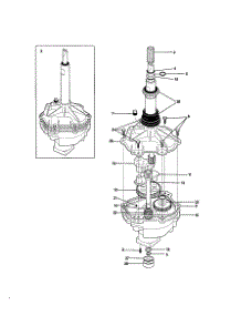 Page 6 parts for Kenmore Washer Dryer Combo 417.99817990 (41799817990, 417 99817990) from AppliancePartsPros.com