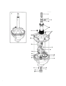 Page 6 parts for Kenmore Washer Dryer Combo 417.99822990 (41799822990, 417 99822990) from AppliancePartsPros.com