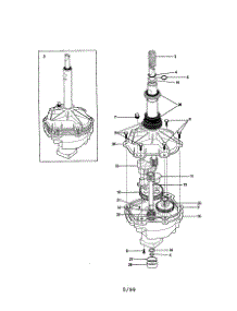 Page 6 parts for Kenmore Washer Dryer Combo 417.99882990 (41799882990, 417 99882990) from AppliancePartsPros.com