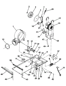 Dryer Motor, Blower, Belt parts for Kenmore Washer Dryer Combo 417.99970110 (41799970110, 417 99970110) from AppliancePartsPros.com