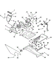 Dryer-Motor, Blower, Belt parts for Kenmore Washer Dryer Combo 417.99980100 (41799980100, 417 99980100) from AppliancePartsPros.com
