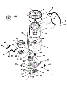 Washer-Tubs, Hoses, Motor parts for Kenmore Washer Dryer Combo 417.99980120 (41799980120, 417 99980120) from AppliancePartsPros.com