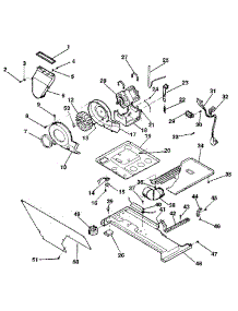 Dryer-Motor, Blower, Belt parts for Kenmore Washer Dryer Combo 417.99980820 (41799980820, 417 99980820) from AppliancePartsPros.com