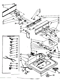 Top And Console Parts parts for Kenmore Washer 110.82374710 (11082374710, 110 82374710) from AppliancePartsPros.com