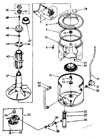 Tub And Basket Parts (Non-Suds Only) parts for Kenmore Washer 110.82380410 (11082380410, 110 82380410) from AppliancePartsPros.com