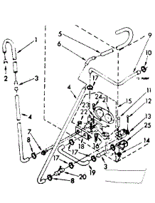 Water System Parts (Suds Only) parts for Kenmore Washer 110.82380700 (11082380700, 110 82380700) from AppliancePartsPros.com