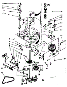 Drive Parts parts for Kenmore Washer 110.82380700 (11082380700, 110 82380700) from AppliancePartsPros.com