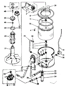Tub And Basket Parts (Suds Only) parts for Kenmore Washer 110.82380710 (11082380710, 110 82380710) from AppliancePartsPros.com