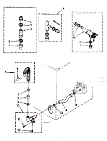 Water System Parts (Non-Suds Only) parts for Kenmore Washer 110.82380810 (11082380810, 110 82380810) from AppliancePartsPros.com