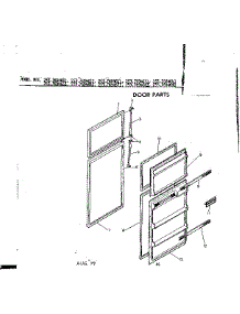 Door Parts parts for Kenmore Refrigerator 253.7694691 (2537694691, 253 7694691) from AppliancePartsPros.com