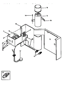 Control Panel parts for Kenmore Air Conditioner 253.77069791 (25377069791, 253 77069791) from AppliancePartsPros.com