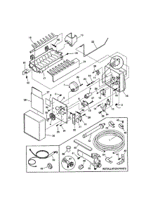 Icemaker parts for Kenmore Refrigerator 253.77137791 (25377137791, 253 77137791) from AppliancePartsPros.com