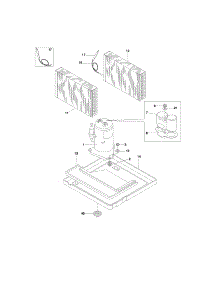Compressor Parts parts for Kenmore Air Conditioner 253.73229301 (25373229301, 253 73229301) from AppliancePartsPros.com