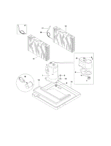 System parts for Kenmore Air Conditioner 253.74106300 (25374106300, 253 74106300) from AppliancePartsPros.com