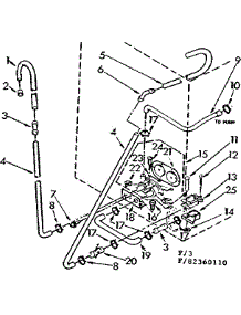 Water System Parts Suds Only parts for Kenmore Washer 110.83360110 (11083360110, 110 83360110) from AppliancePartsPros.com