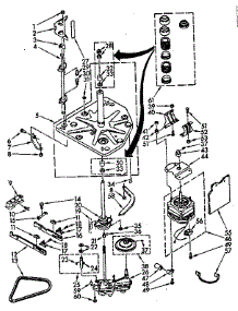 Drive Parts parts for Kenmore Washer 110.83370200 (11083370200, 110 83370200) from AppliancePartsPros.com